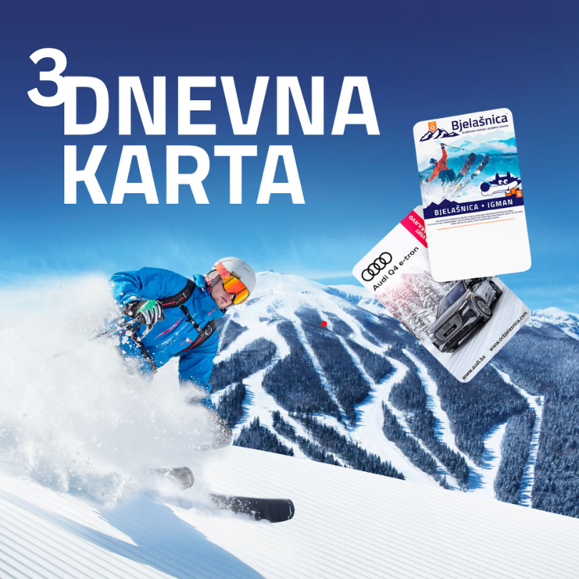 Dnevna ski karta za 3 dana