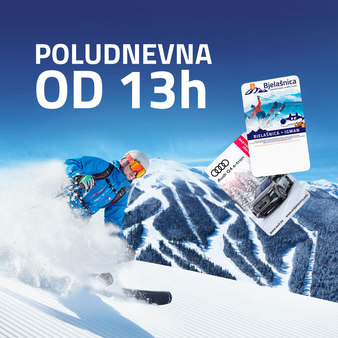 Poludnevni ski pass važi od 13 h